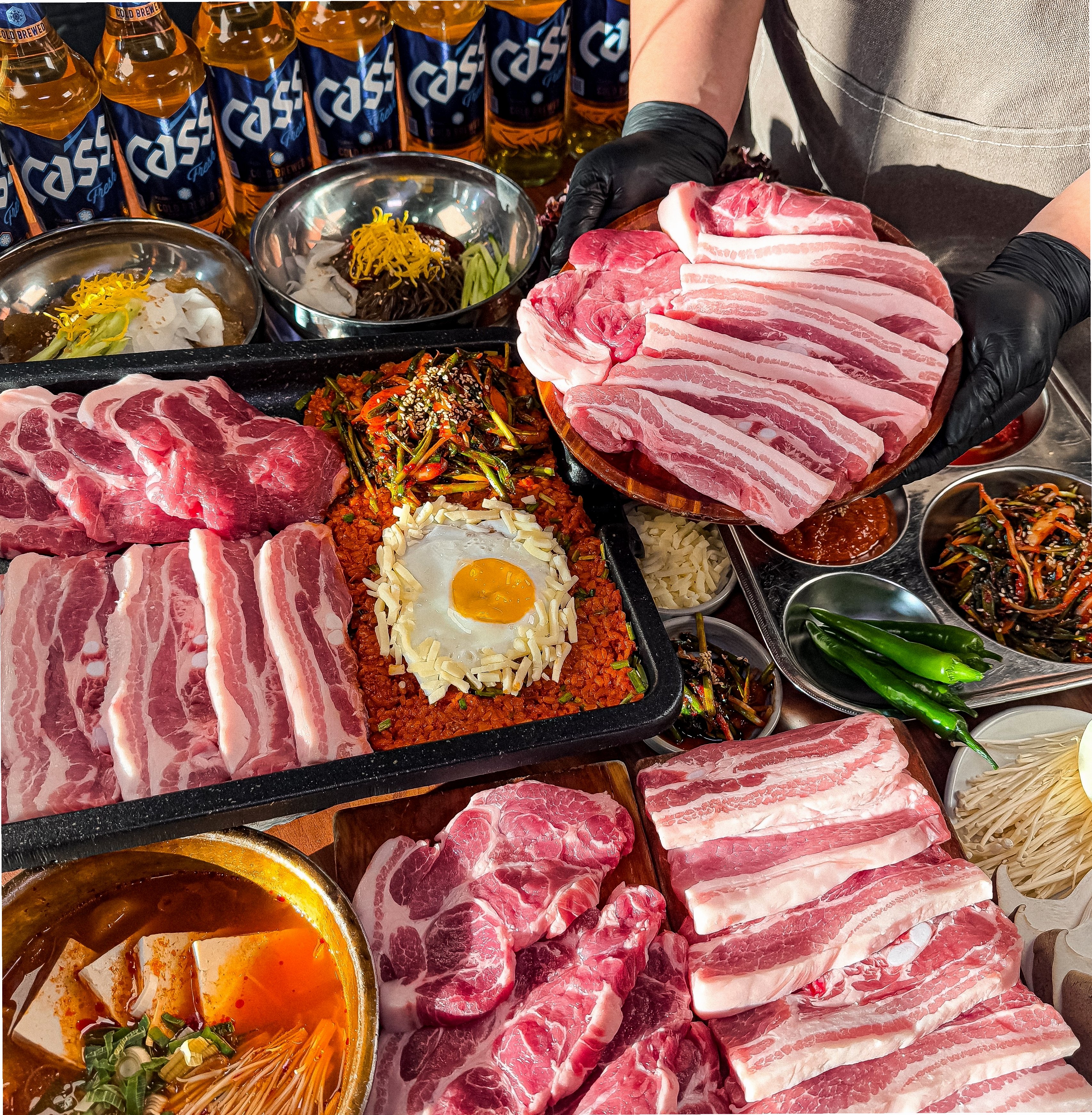 부추삼겹살 매장 분위기